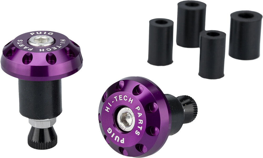 Puig Bar Ends Race Universal Purple Pair