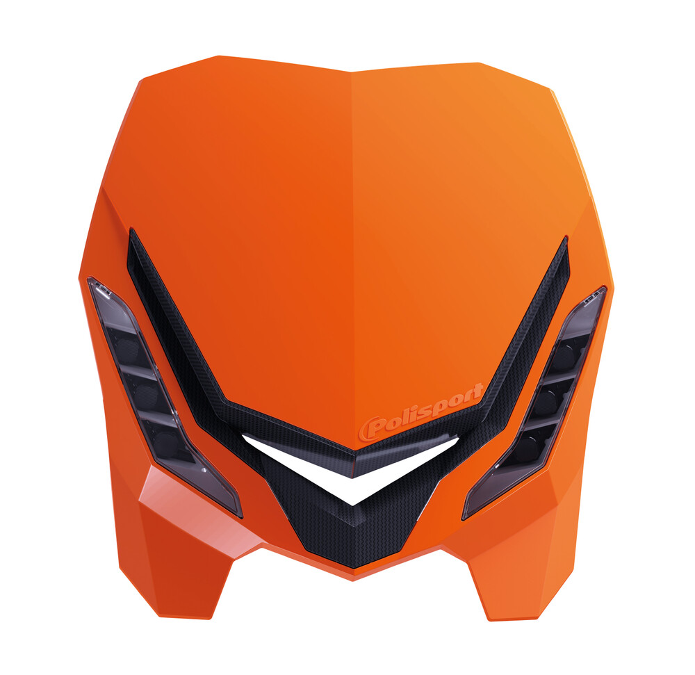 Polisport E-Blaze Headlight Orange/Black
