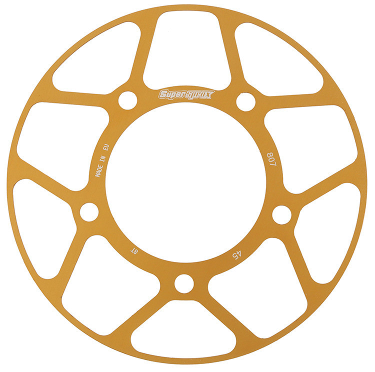 REAR EDGE SPRKT COLOR DISK ALU 45T-525 GLD SUZ