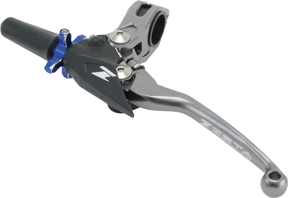 ZETA PIVOT PERCH FP 4-FINGER TITANIUM/BLUE