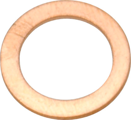 M10X15MM BANJO BOLT COPPER COMPRESSION WASHER 50/PK