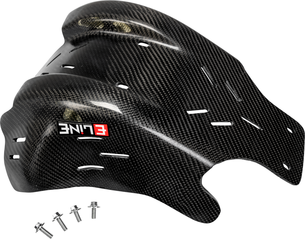 E-Line Accessories Carbon Fiber Skid Plates Kaw