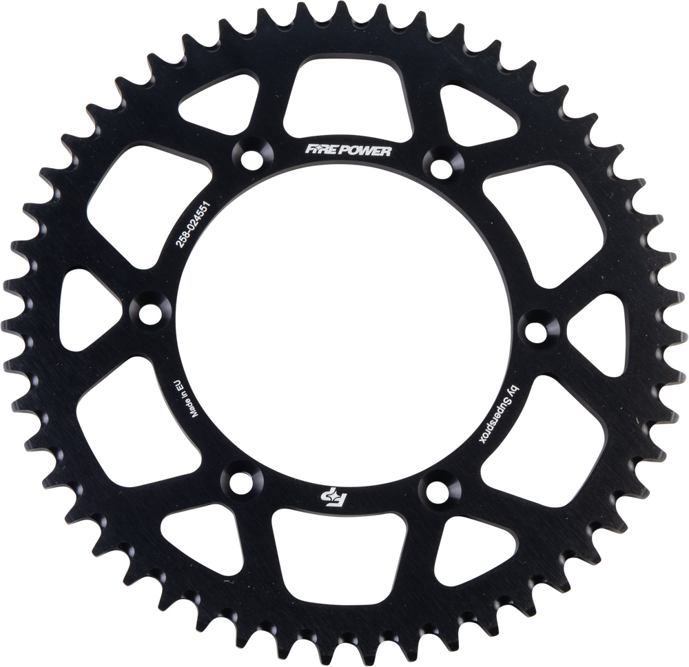 REAR SPROCKET ALUMINUM 51T BLK