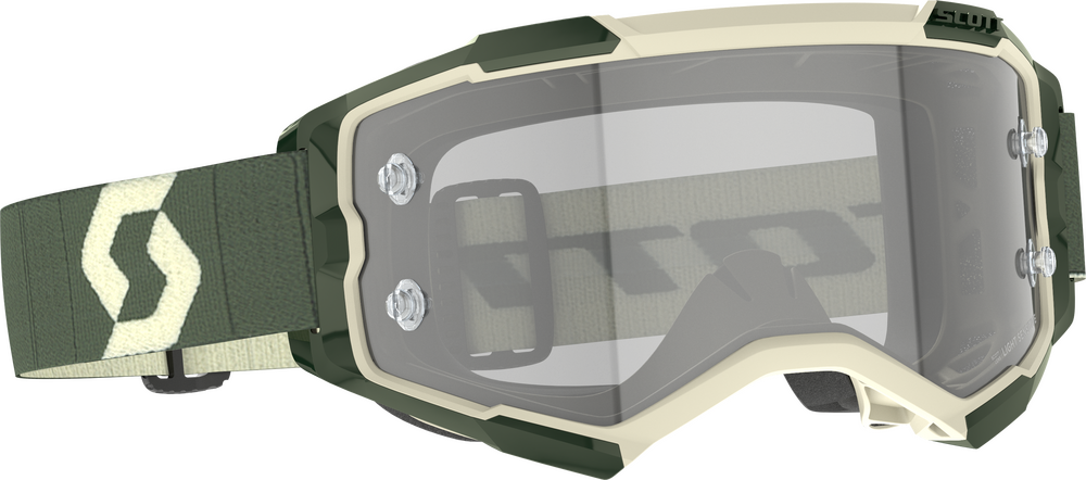 Scott Fury LS Goggles — Kaki Green