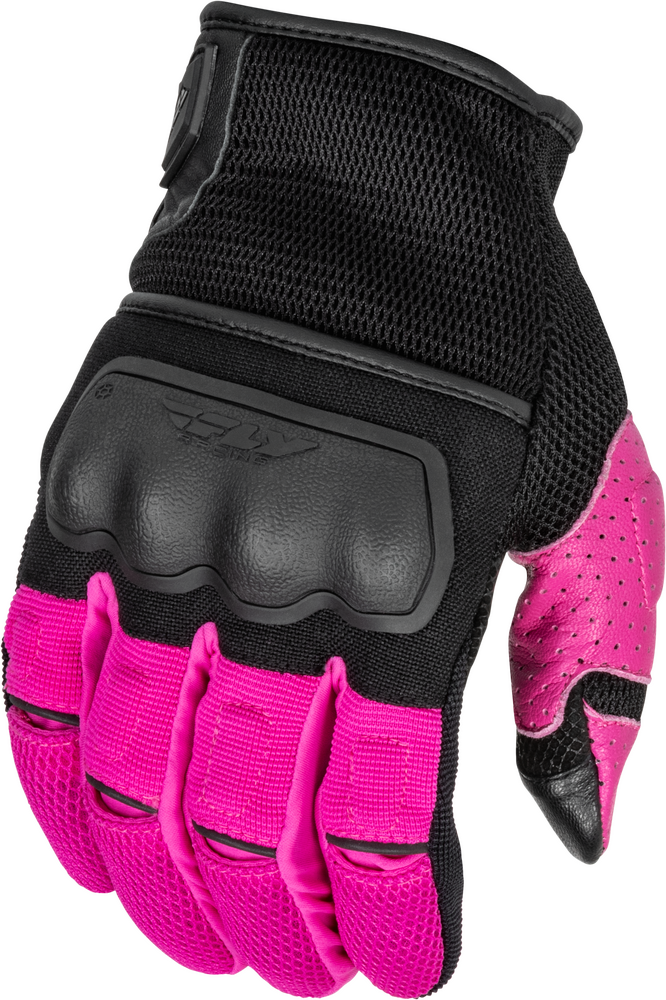 Fly Racing Women's Coolpro Force Gloves (2023) — Black/Pink
