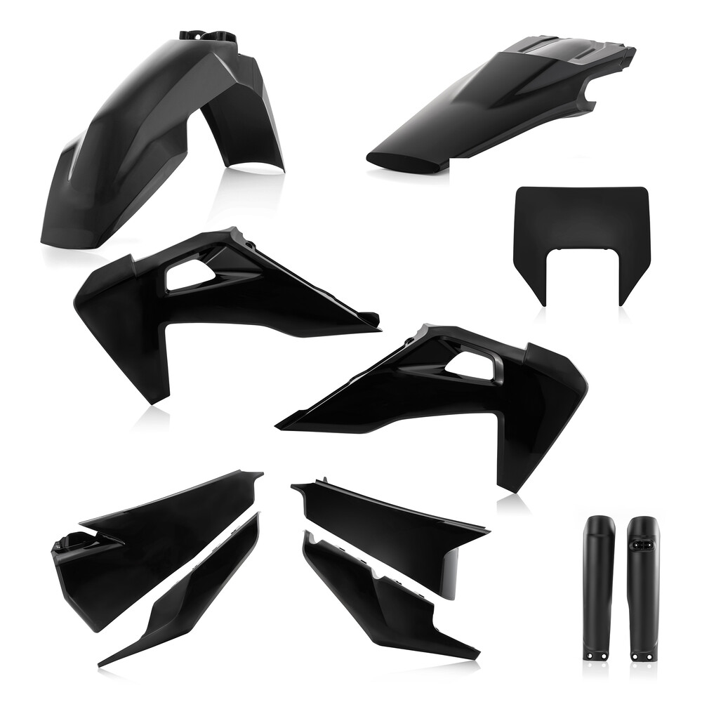 ACERBIS FULL PLASTIC KIT BLACK