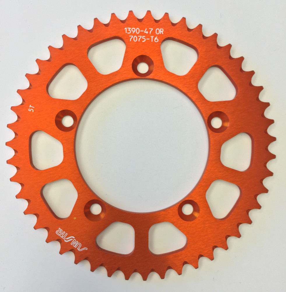 REAR SPROCKET ALUMINUM 47T-420 ORG HUSQ/KTM