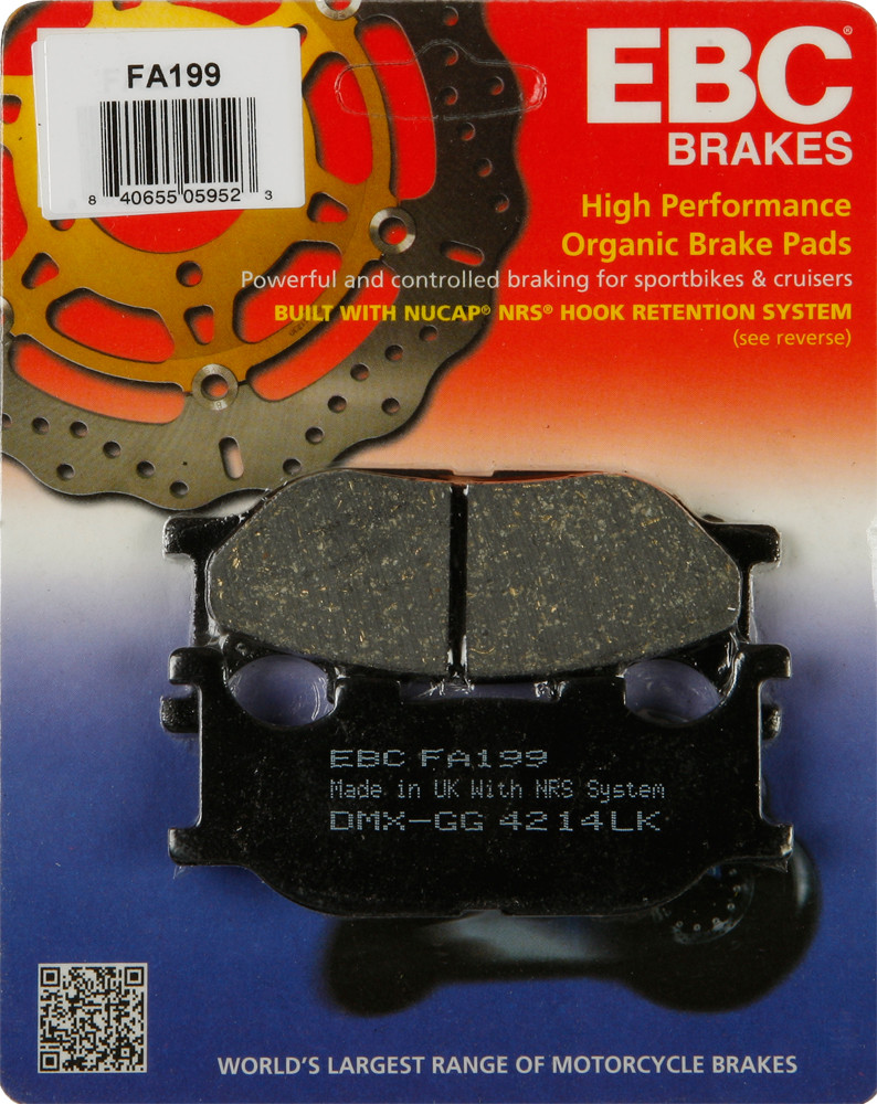 EBC FA199 Organic Front Brake Pads