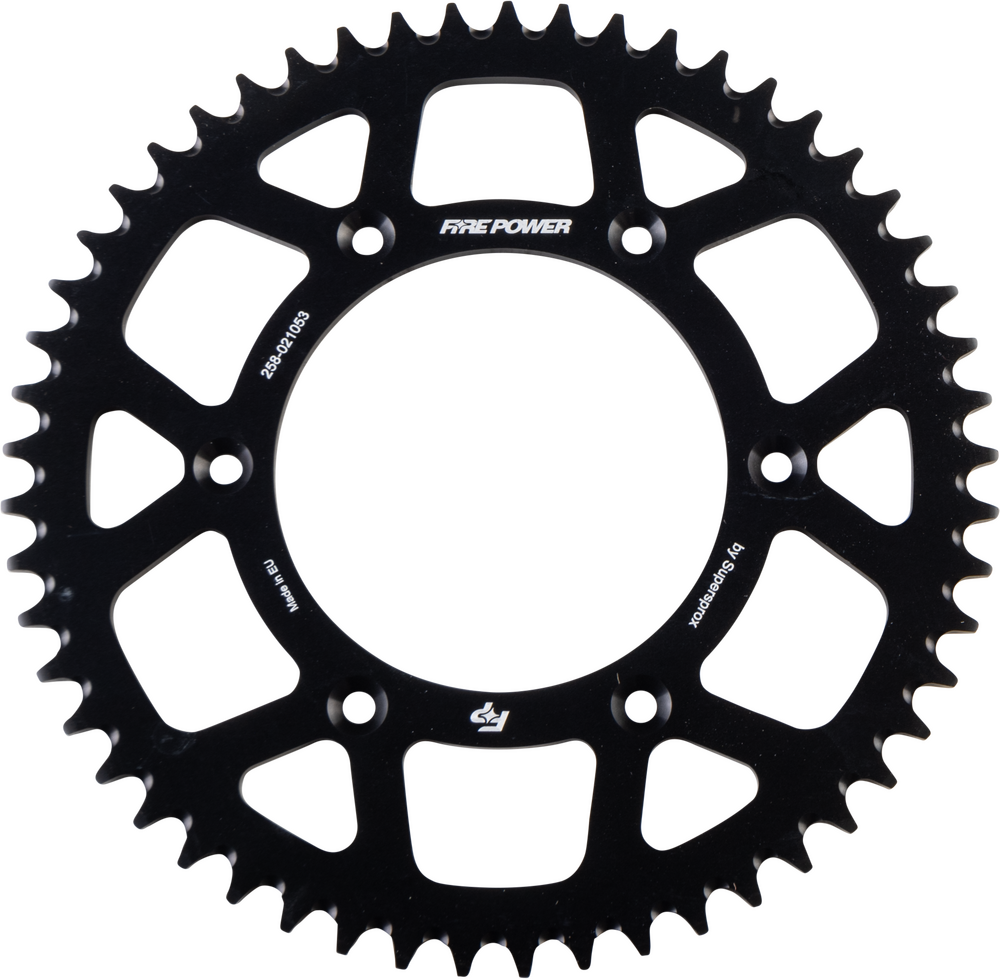 FIRE POWER REAR SPROCKET ALUMINUM 53T BLK