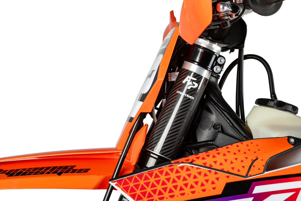 FIRE POWER CARBON FIBER FORK SHIELD UPPER 52 X 160 MM