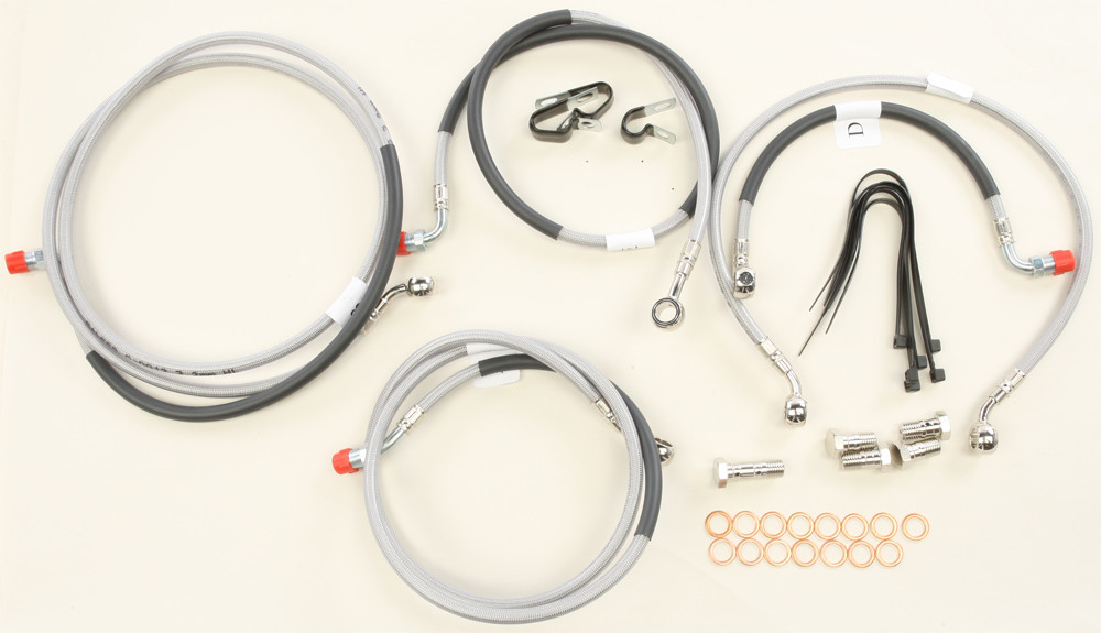 GALFER 2 LINE FRONT BRAKE LINE KIT