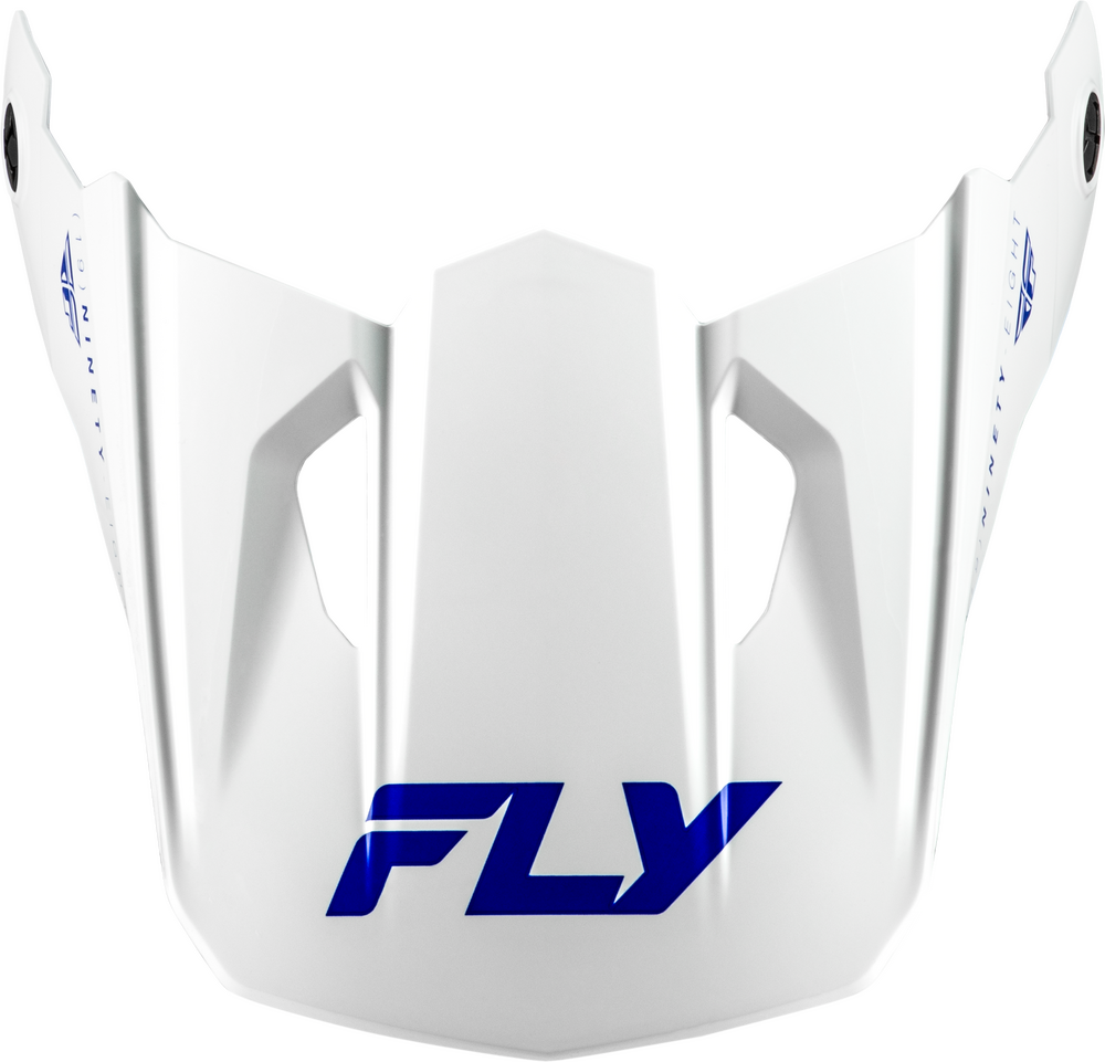 Fly Racing Kinetic Verdict Helmet — White/Blue/Grey
