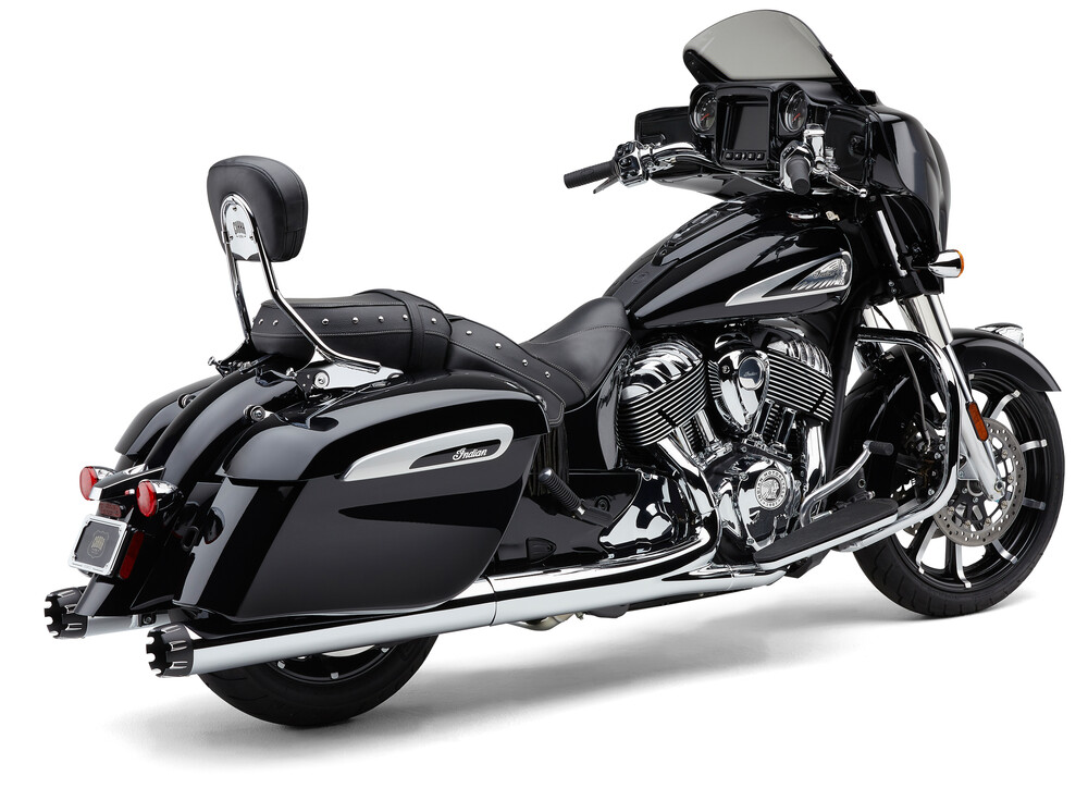COBRA DETACH BACKREST-SHORT CHROME CHIEFTAIN 14-21