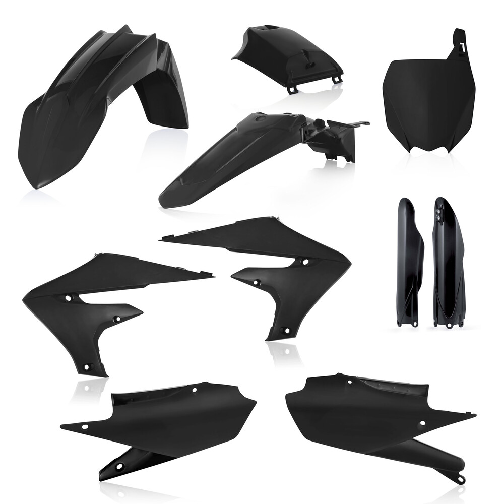 ACERBIS FULL PLASTIC KIT BLACK