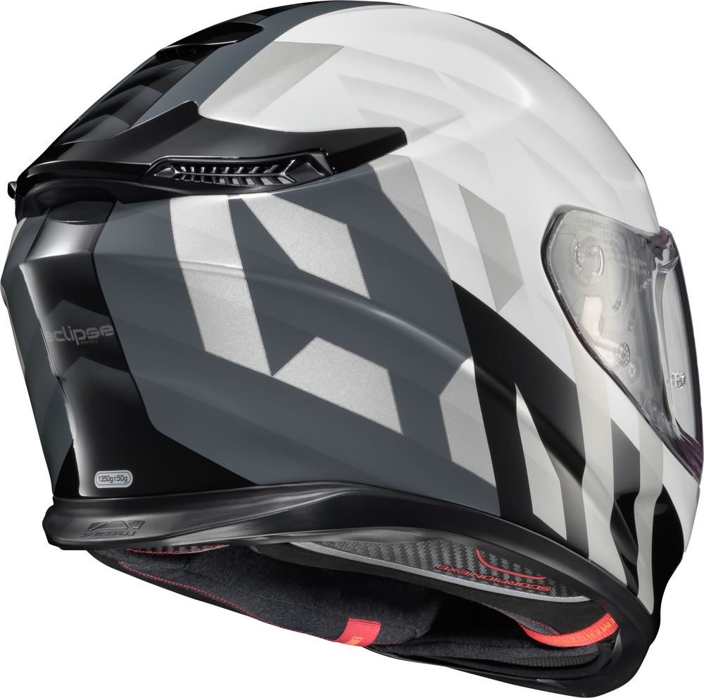 SCORPION EXO EXO-ECLIPSE FULL FACE HELMET PIVOT WHITE XL