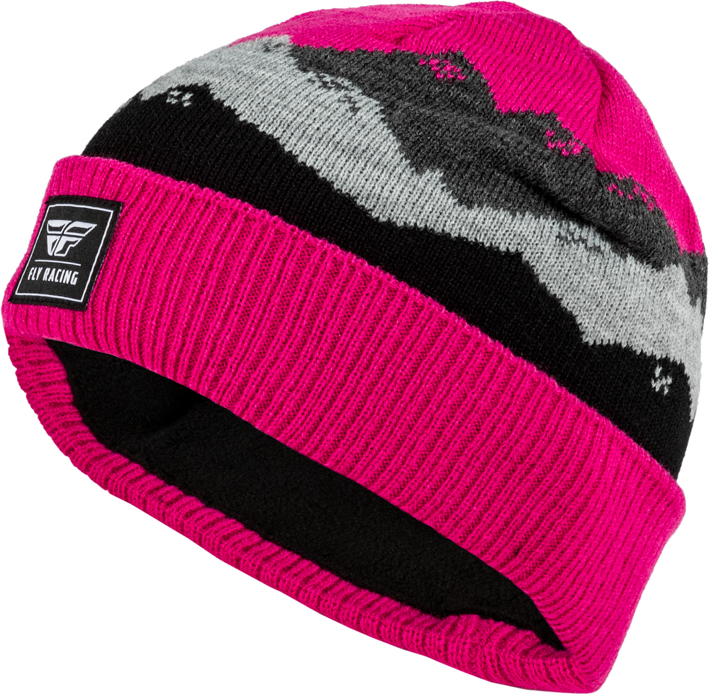 Fly Racing Snow Beanie — Heather Grey