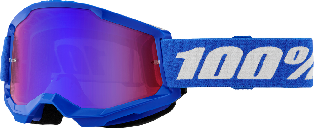 STRATA 2 JUNIOR GOGGLE BLUE MIRROR RED/BLUE LENS