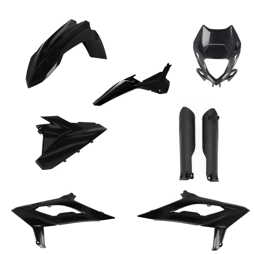 ACERBIS FULL PLASTIC KIT BETA BLACK