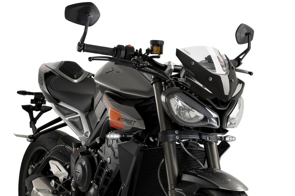 Puig Windscreen Naked New Gen Sport Clear Tri