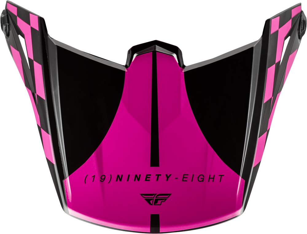 Fly Racing Kinetic Lite Rival Helmet Visor (2026) — Gloss Black/Pink