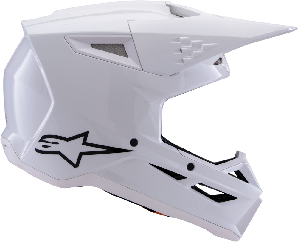 ALPINESTARS SM3 SOLID HELMET WHITE GLOSSY SM