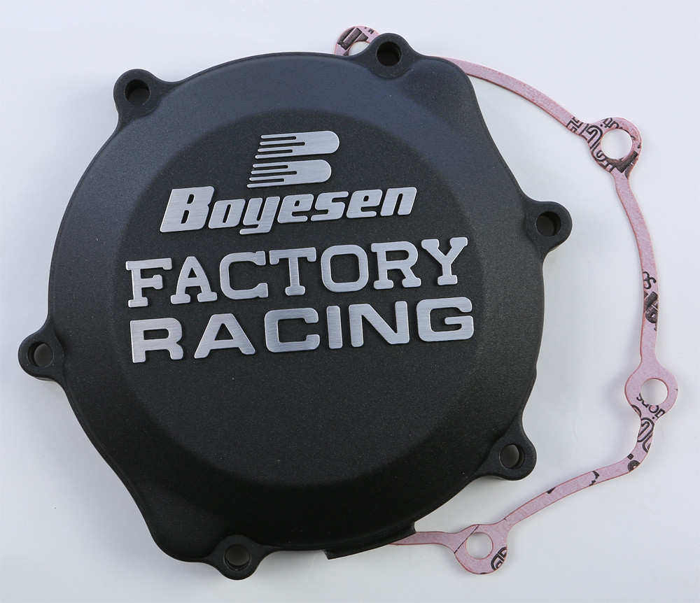 BOYESEN FACTORY RACING CLUTCH COVER BLACK