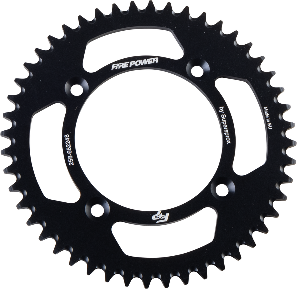 FIRE POWER REAR SPROCKET ALUMINUM 48T BLK