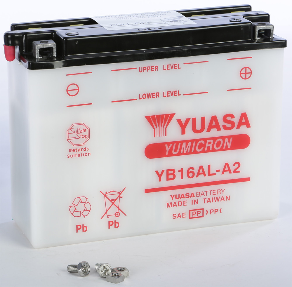 YUASA BATTERY YB16AL-A2 CONVENTIONAL