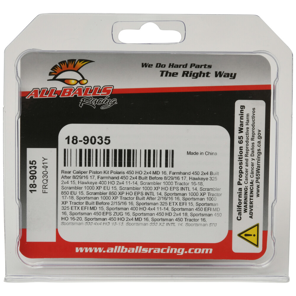 ALL BALLS BRAKE CALIPER PISTON KIT