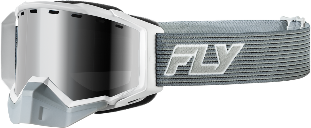 Fly Racing Zone Elite Snow Goggles (2026) — Grey/White