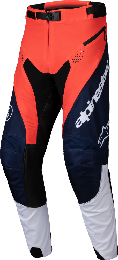 Alpinestars Pro-Dura Pants — Navy/Hot Orange/White
