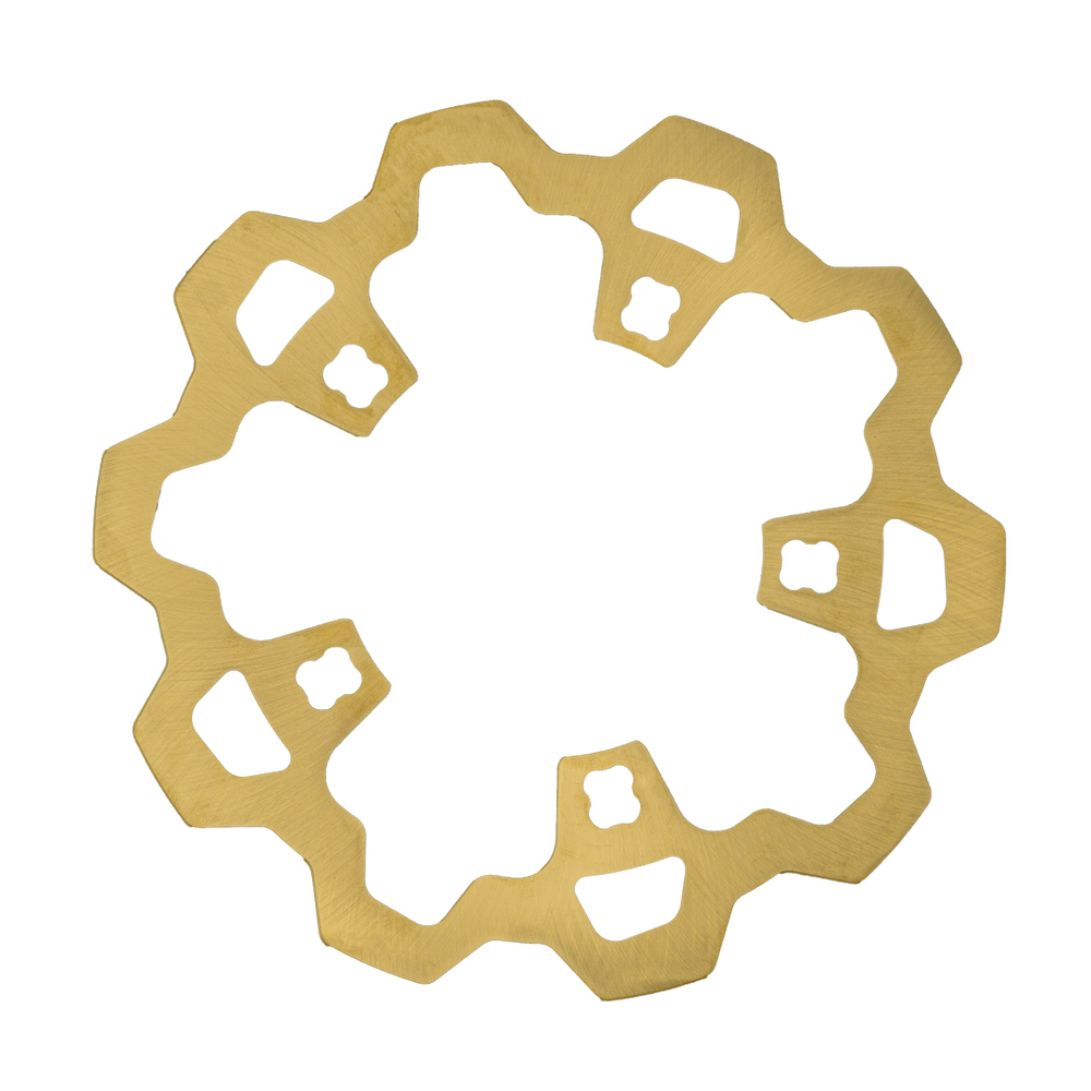 LYNDALL BRAKES ENFORCER 1 PIECE ROTOR FRONT GOLD 11.8