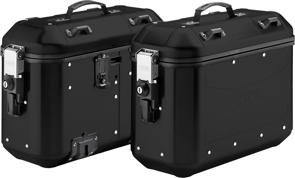 DOLOMITI MONOKEY SIDE CASE 36L BLACK PAIR