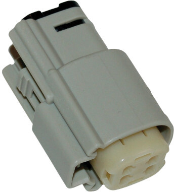 Namz Custom Cycle 4-Pin Female Connector Grey Hd 72444-07gy 07-Up