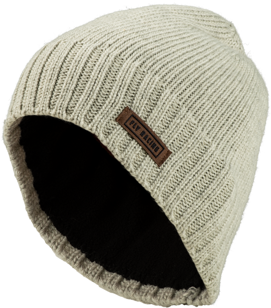 Fly Racing Snow Beanie — Heather Grey