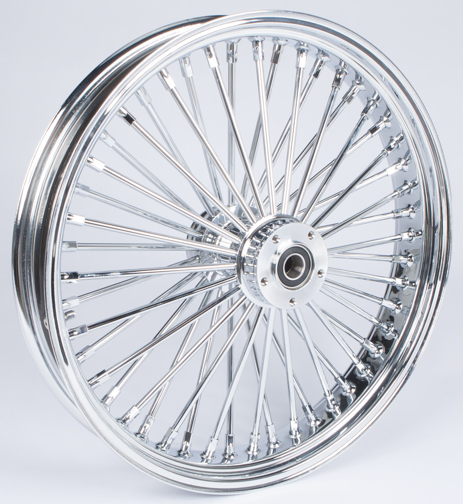 HARDDRIVE FR 48-SPK DD CHROME 21X3.5 FLT-HUB 1" AXL 00 LTR
