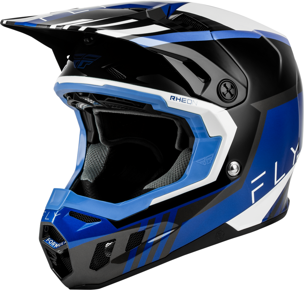 Fly Racing Formula CC Strike Helmets (2027) — Black/Blue/Grey/White