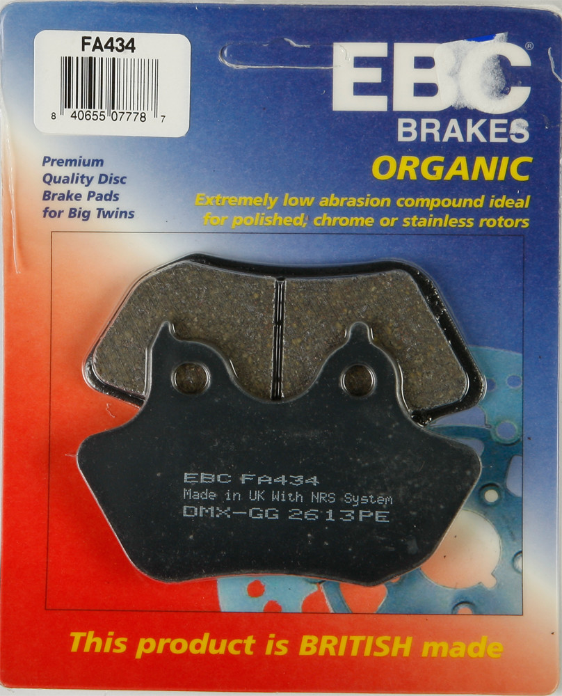 EBC Brakes Organic Rear Brake Pads For Harley Softail 2006-2007