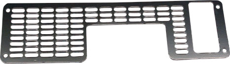 KFI WINCH MOUNT GRILL STANDARD BLACK