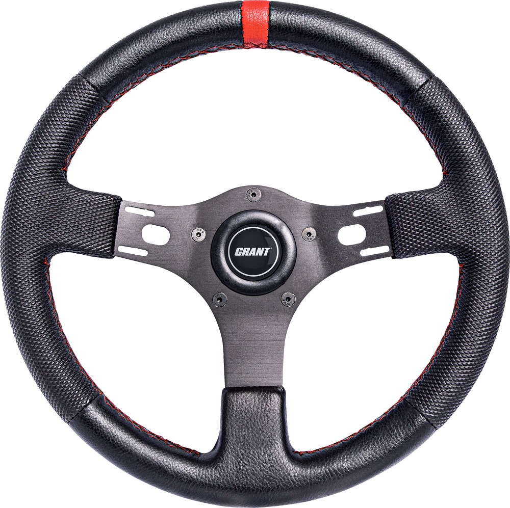 GRANT COMPETITION STEERING WHEEL BLACK/RED