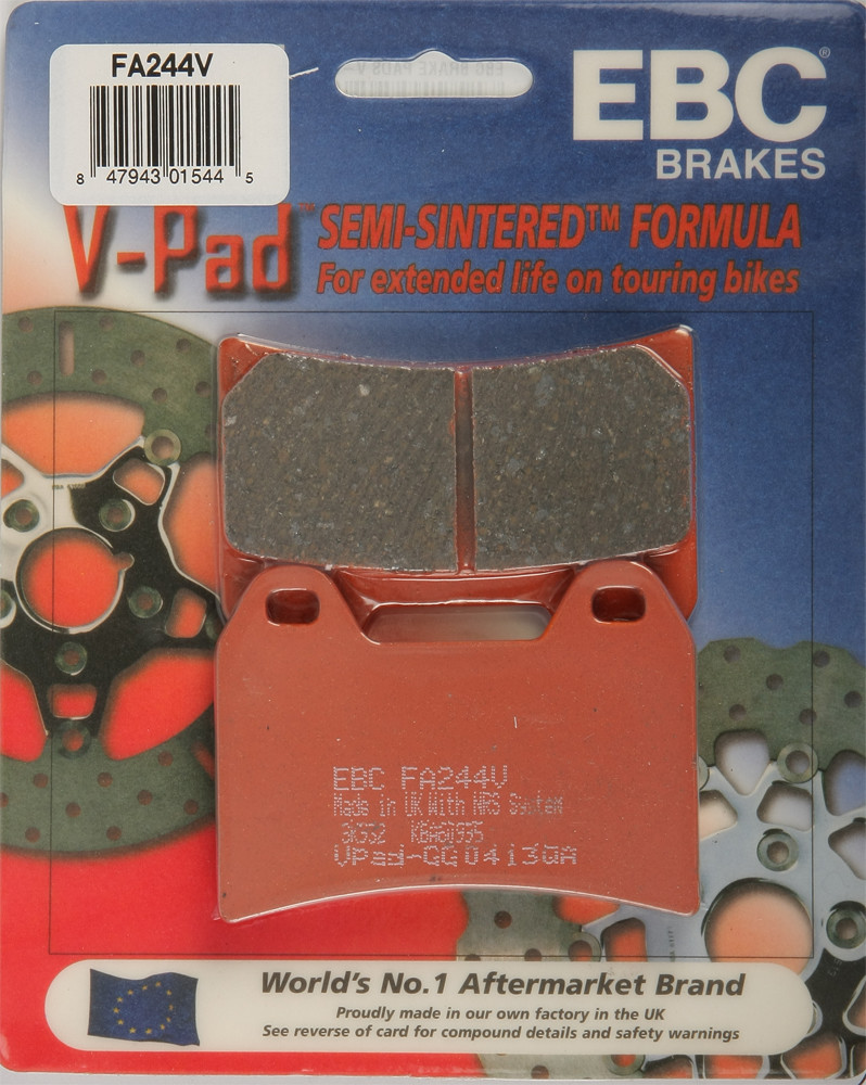 EBC Brake Pads For Brembo 4-Piston Caliper Brakes