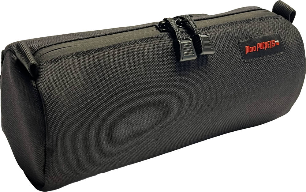 MOTO POCKETS BURRITO HANDLEBAR BAG BLACK