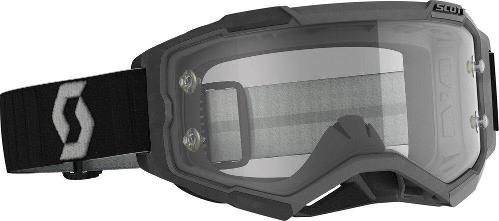 Scott Fury Goggle — Black/Grey