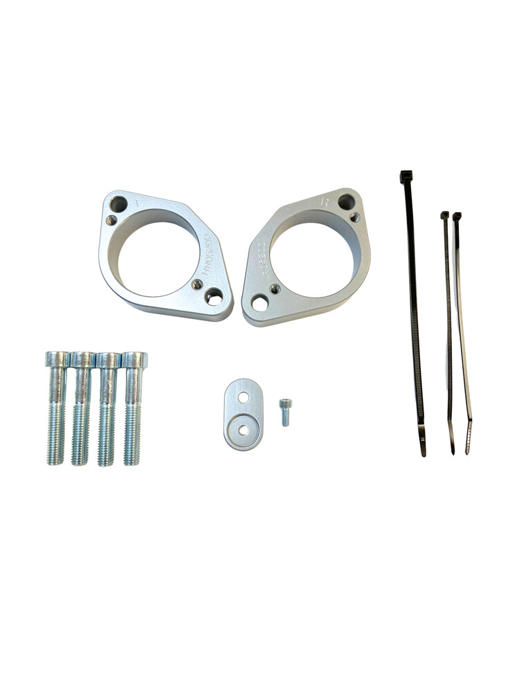 Helibars Handlebar Risers Silver Bmw