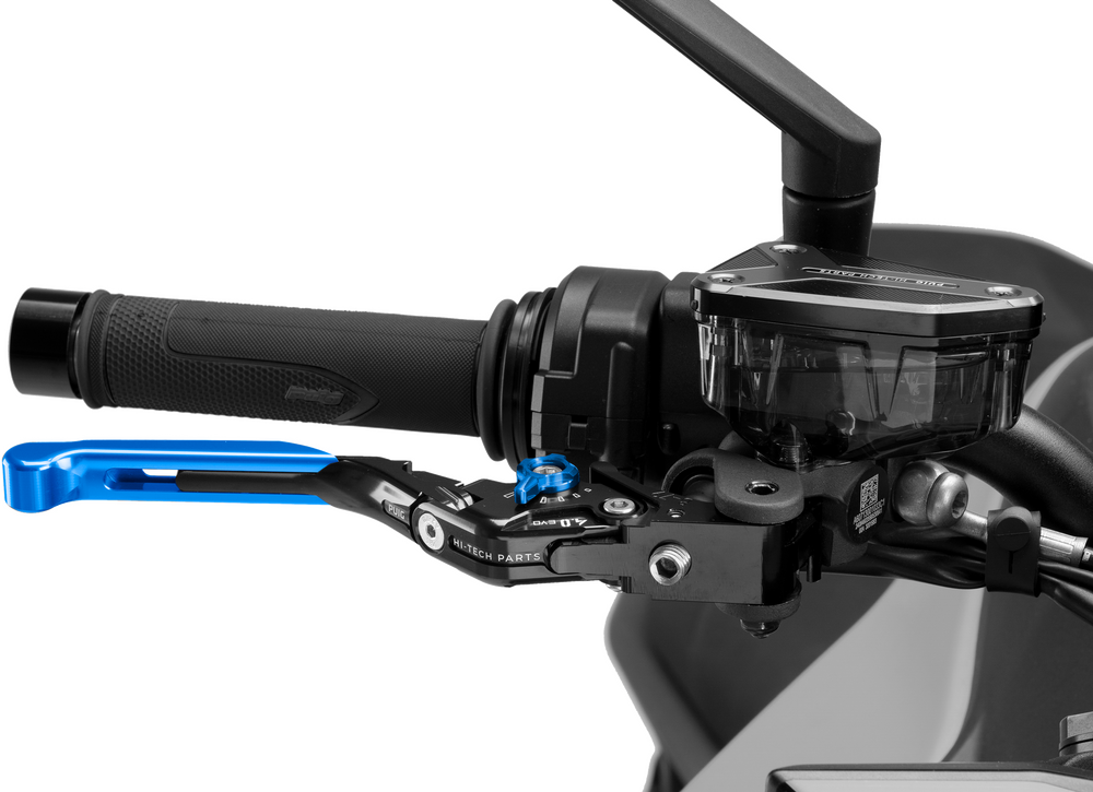 Puig Brake Lever 4.0 Fold/Extend Blue