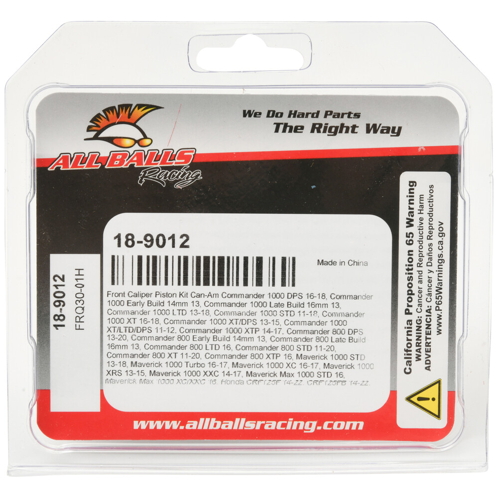 ALL BALLS BRAKE CALIPER PISTON KIT