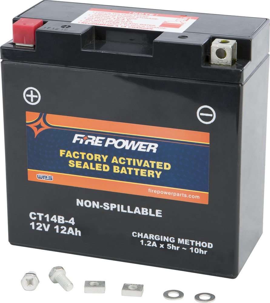 FIRE POWER BATTERY CT14B-4 CT14B SEALED FACTORY ACTIVATED