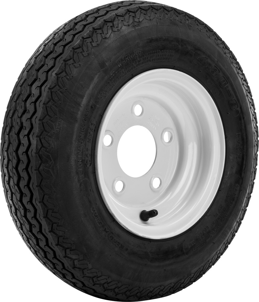 AWC TRAILER TIRE AND WHEEL ASSEMBLY WHITE