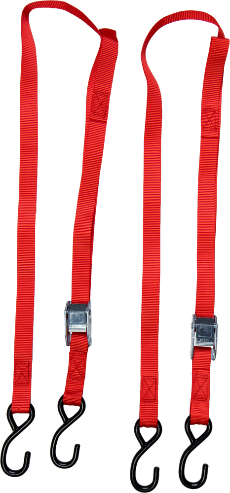 Fire Power 1" X 6' Tie-Down Red 2/PK