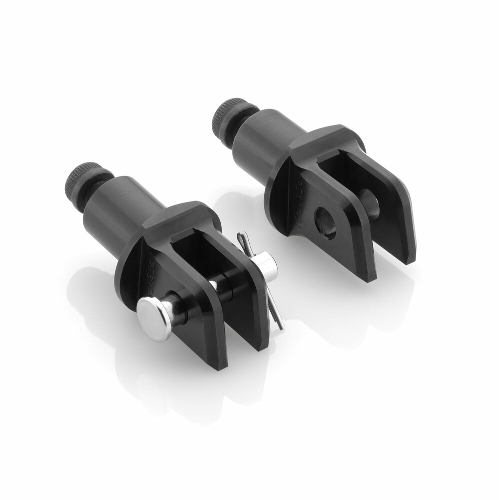 Rizoma Footpeg Mount Kit Rider Black Pr